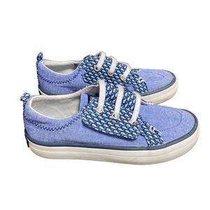 Sperry x Vineyard Vines Crest Vibe Jr Chambray Shoes  Size 9